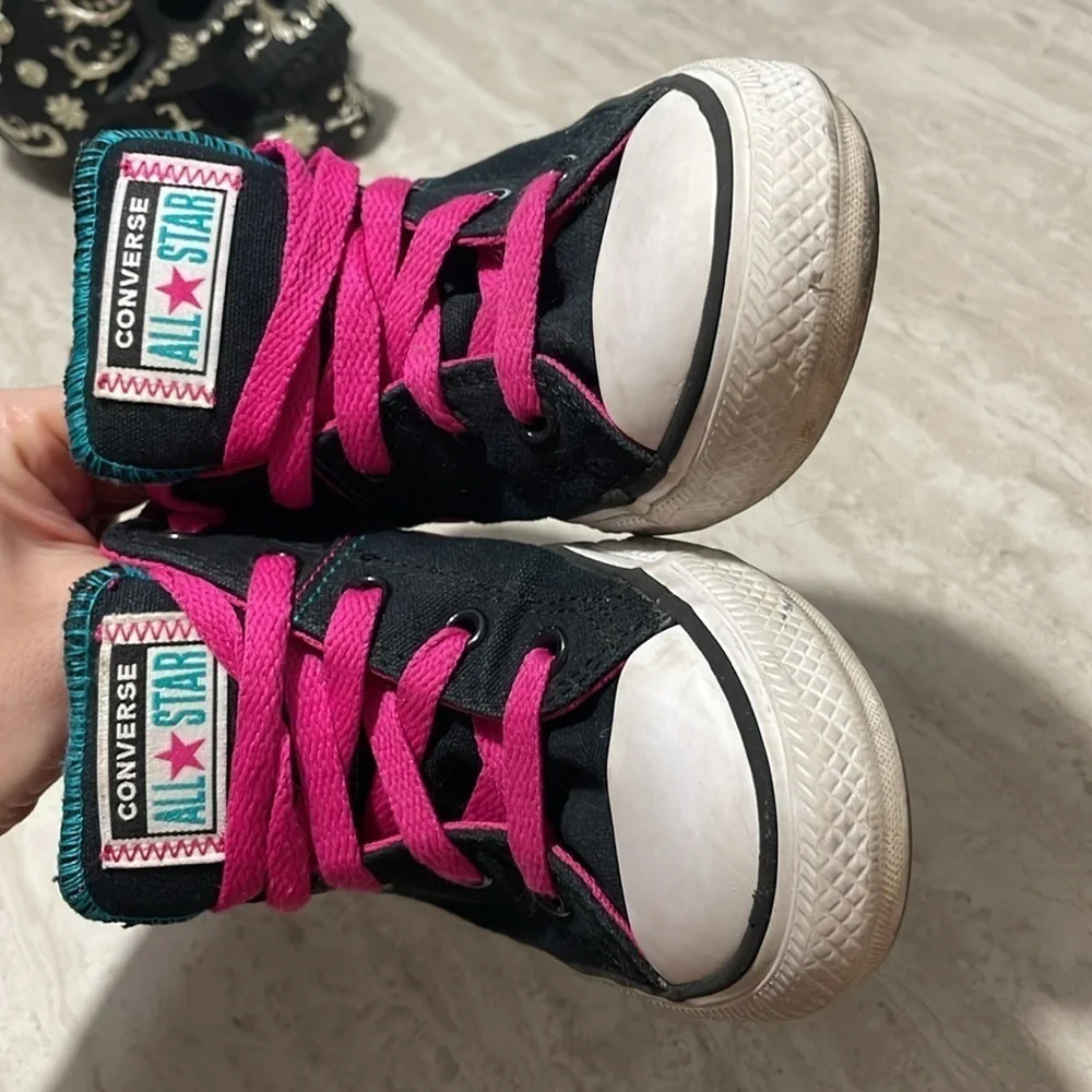 Girls' Converse Chuck Taylor All Star Madison Shimmer Ox Sneakers *US 1